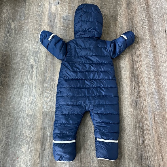 Eddie Bauer baby boy toddler boy down filled snowsuit 12 months - Picture 3 of 12